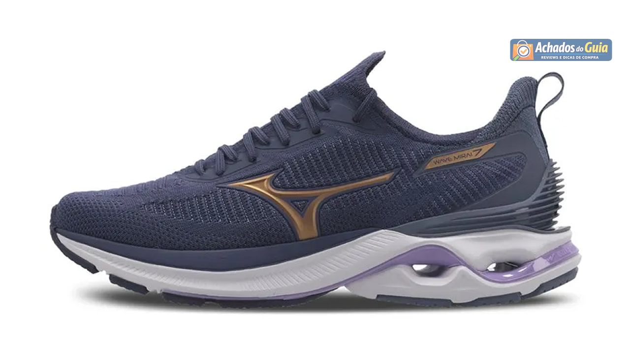 Mizuno Wave Mirai 7 tênis de corrida masculino com tecnologia Wave e solado X10