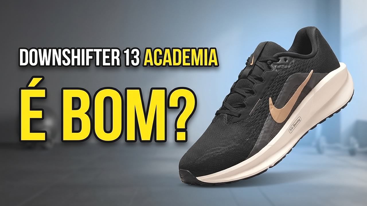 nike downshifter 13 masculino usado na academia confortável para treino leve