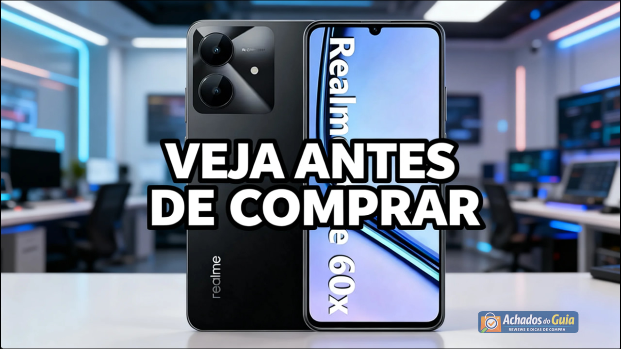 Realme Note 60X celular com tela 6.74 polegadas e bateria 5000mAh