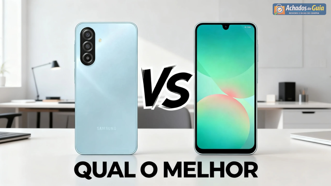 Samsung A17 vs A26 comparativo frente a frente em 2026
