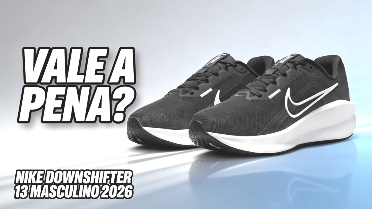 tênis nike downshifter 13 masculino para corrida e caminhada confortável