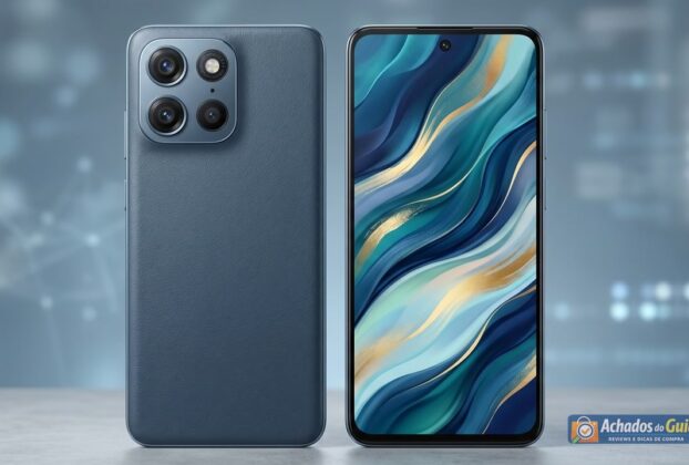 Moto G17 smartphone barato com boa bateria e câmera 2026