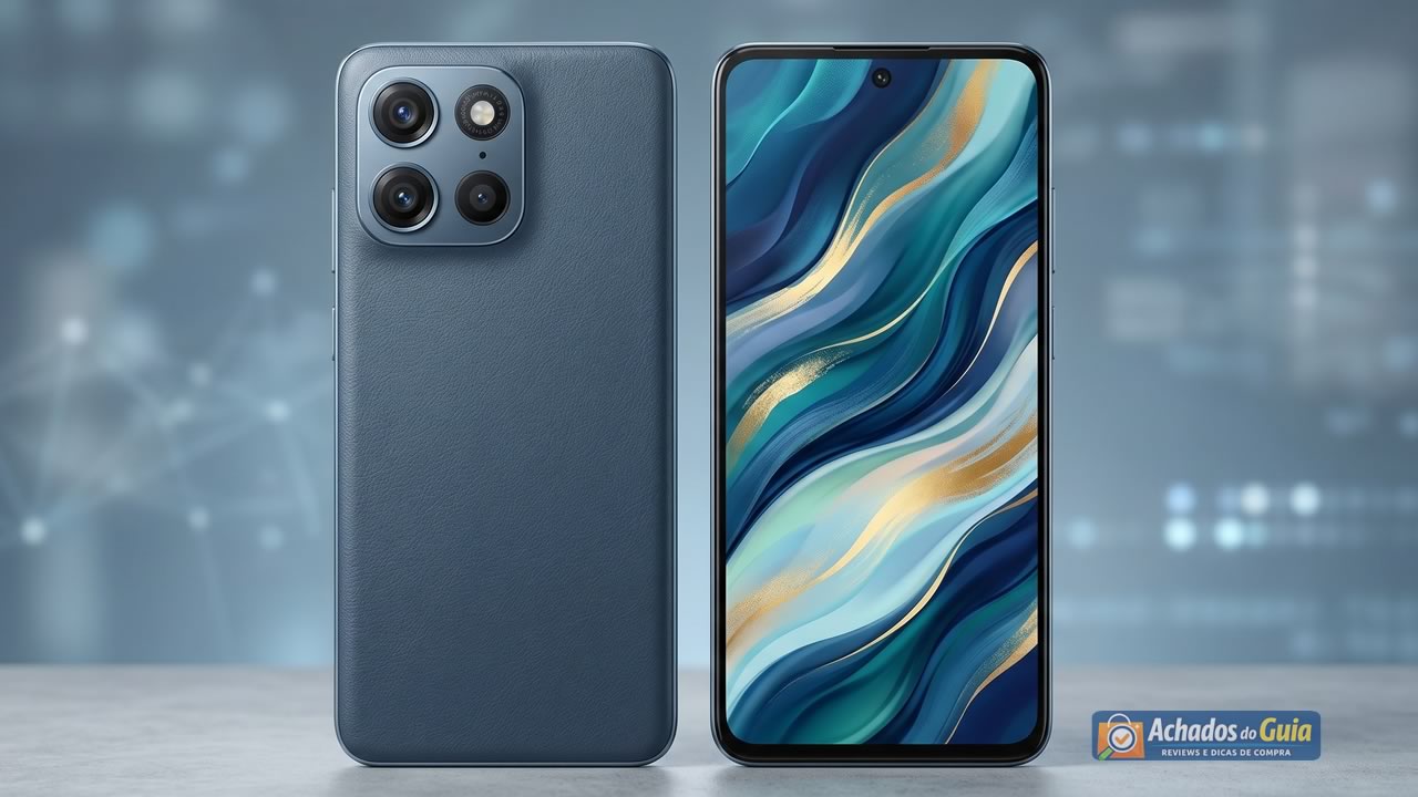 Moto G17 smartphone barato com boa bateria e câmera 2026