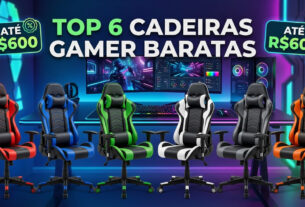 Cadeira gamer barata: top 6 melhores opções custo-benefício para comprar até R$600