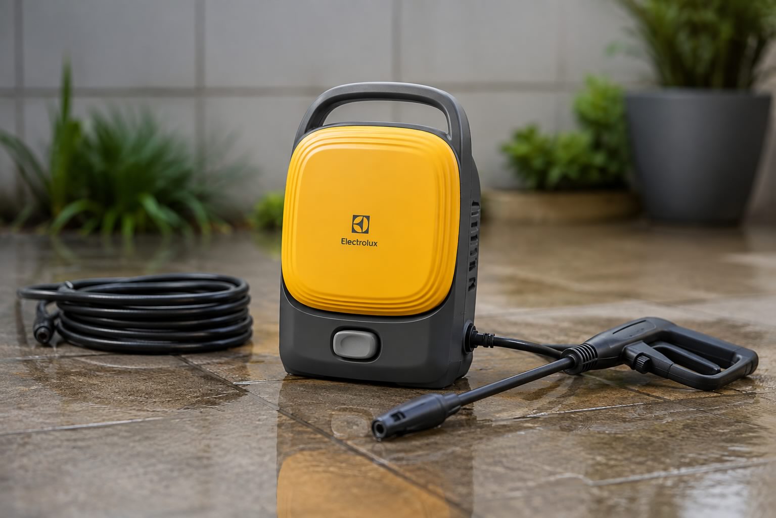 Lavadora de alta pressão Electrolux EasyWash em destaque