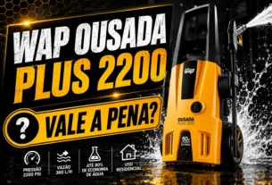 Lavadora de Alta Pressão WAP Ousada Plus 2200 review completo 2026